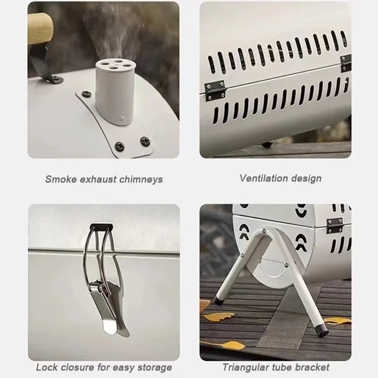 Portable Charcoal Grill Tabletop