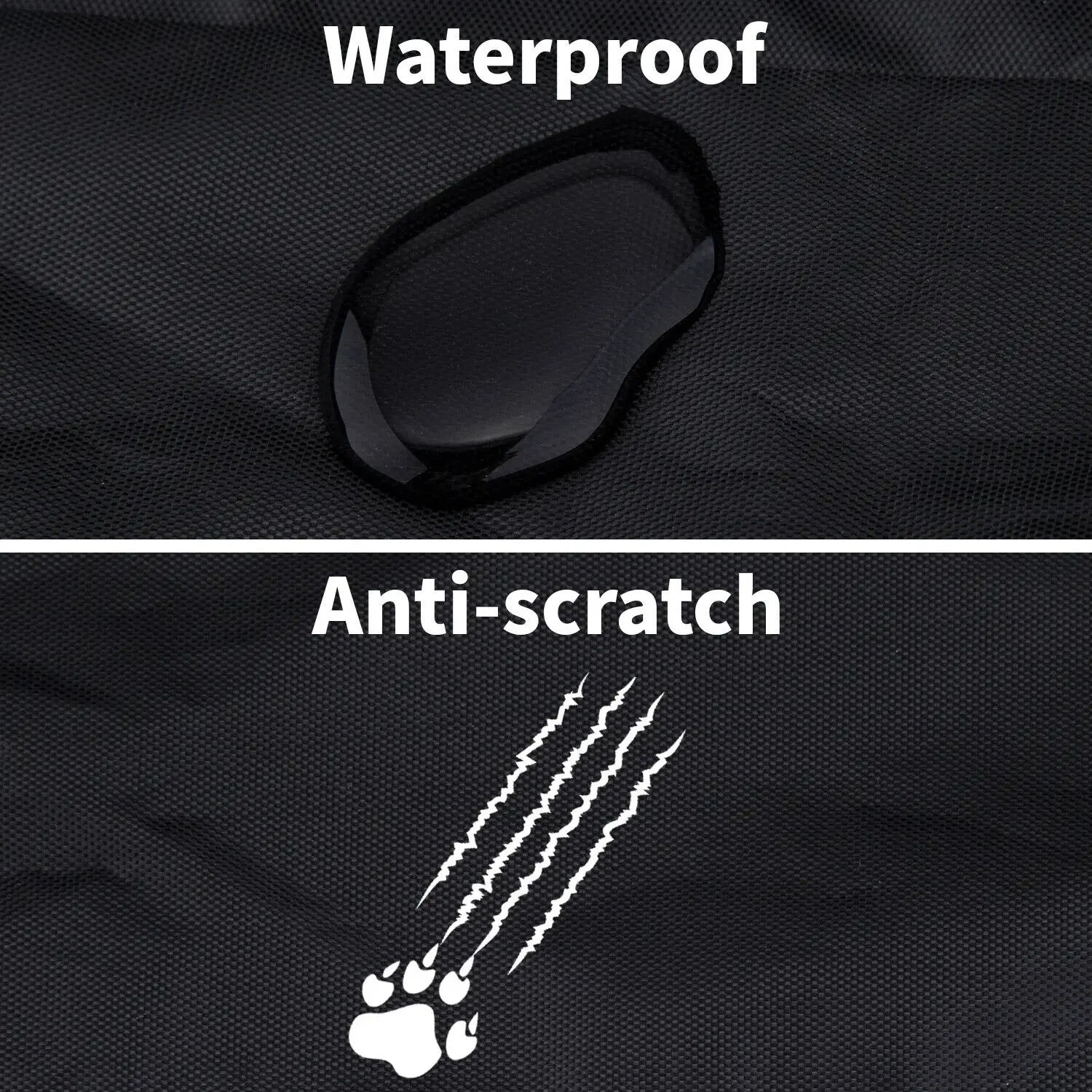 Waterproof Car Rear Back Seat Cover, Universal