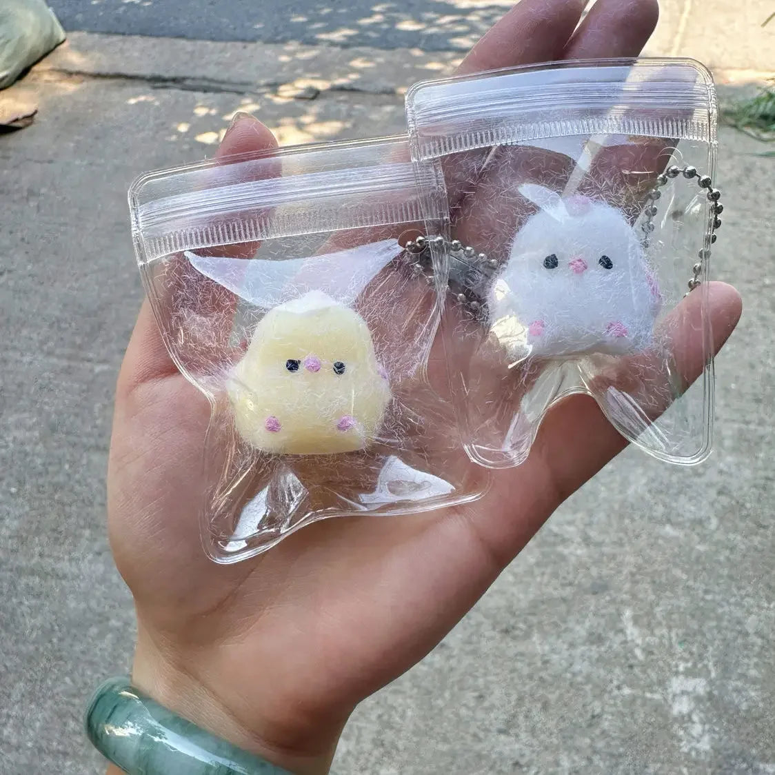 1/2Pcs Miniature Slow Rebound Relief Squeeze Toys Sticky TPR Squishy Mini Chick Stress Reliever Toys Squishy New Fidget Prop