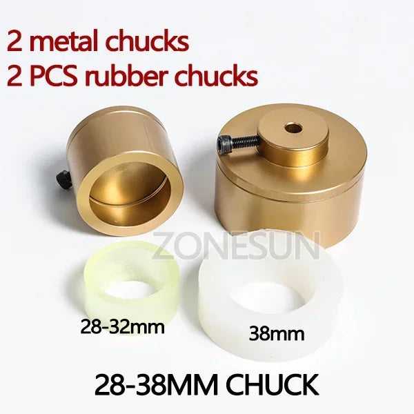 ZONESUN Bottle Capping Machine Wearable electric sealing bottles Cap tightener Capper Screwing 10-50mm