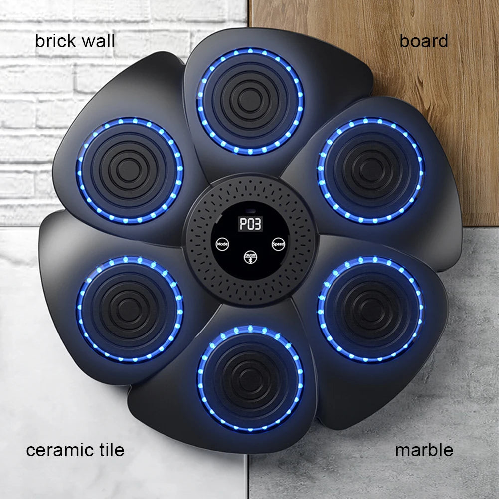 Smart Music Boxing Machine Sports Fitness Boxing Trainer Home Exercise Response Training Boxing Wall Target for Adult/Children
