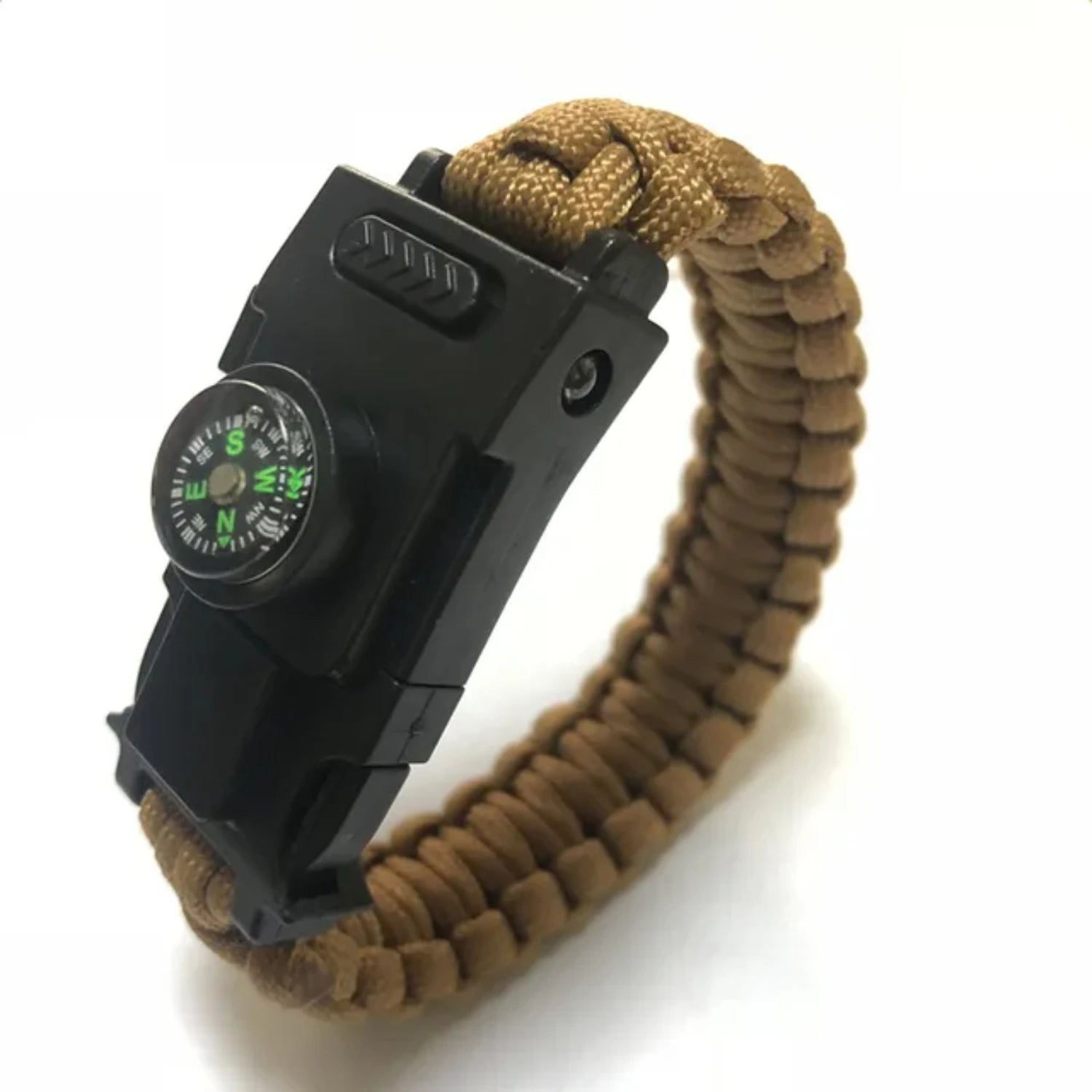 Top-Quality 4mm Paracord 550 Bracelet with Emergency Lights - Essential Outdoor Survival Gear