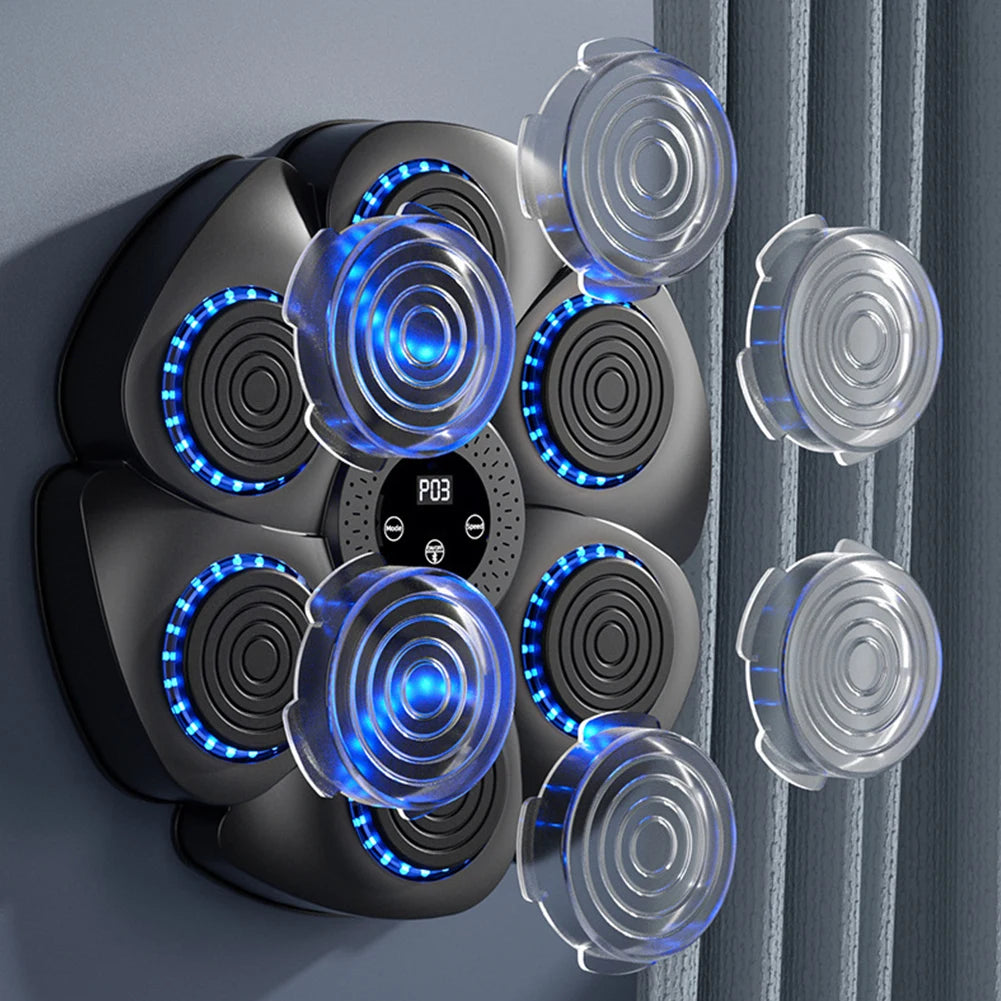 Smart Music Boxing Machine Sports Fitness Boxing Trainer Home Exercise Response Training Boxing Wall Target for Adult/Children