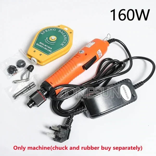 ZONESUN Bottle Capping Machine Wearable electric sealing bottles Cap tightener Capper Screwing 10-50mm