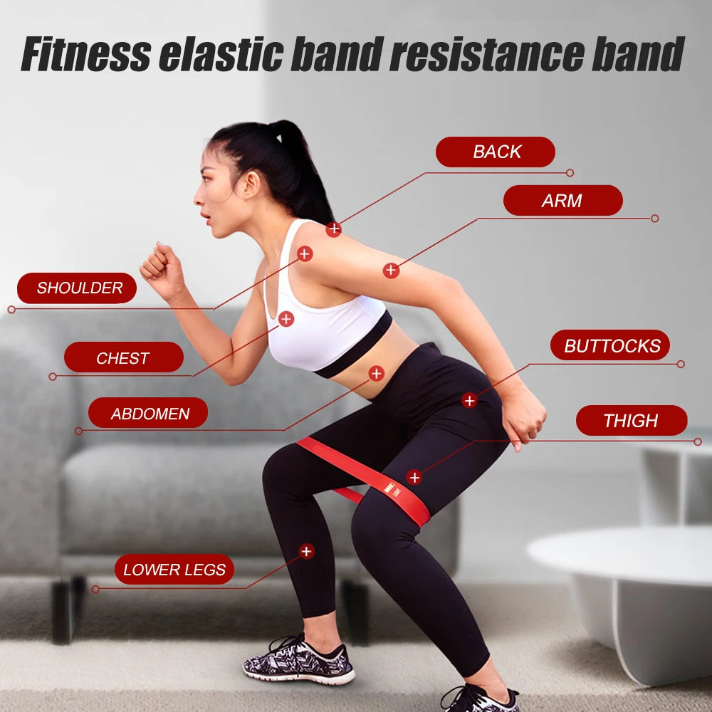 Yoga Strap Exercise Straps Elastic Resistance Bands Adjustable Yoga Stretching Pilates 60cmx5cm Yoga Training Gym Fitness