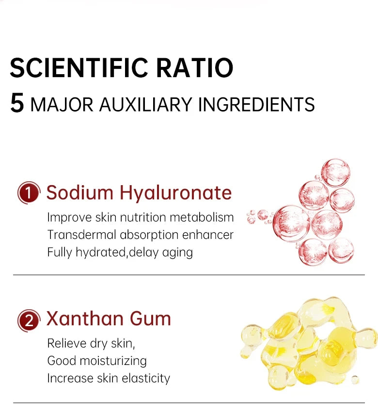 Niacinamide Whitening Face Serum Dark Spot Removal Moisturizing Shrinking Pore Hyaluronic Acid Nourishing Facial Skin Care