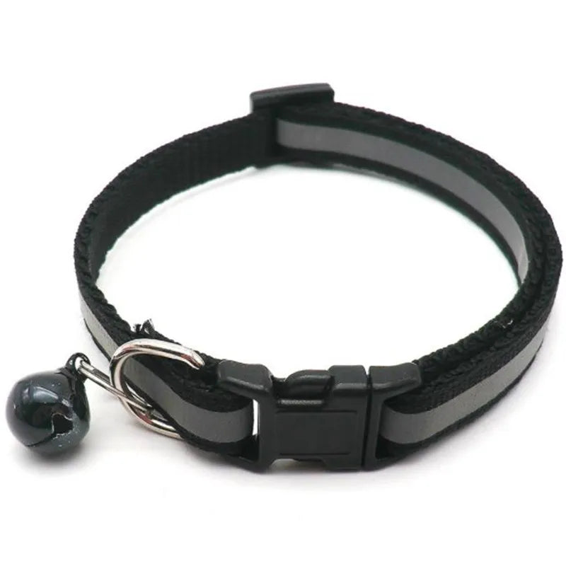 Reflective Dog/Cat Collar with Bell
