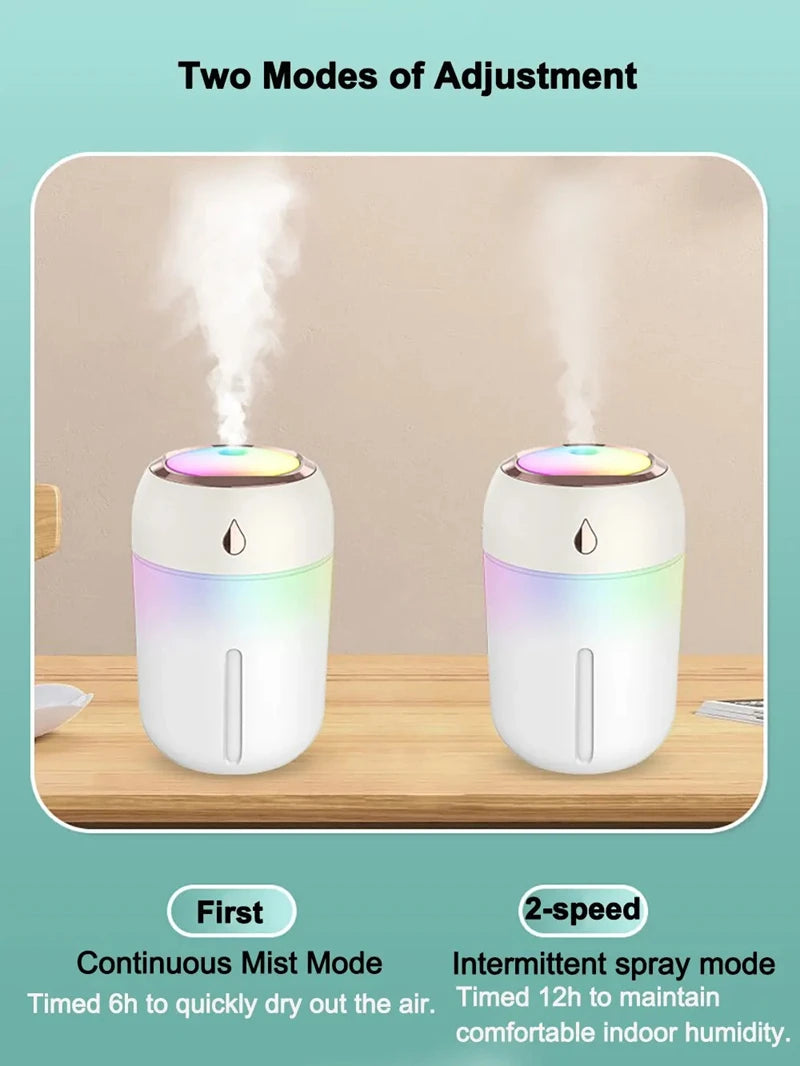 Xiaomi Mini Car Portable Air Humidifier Electric Aroma Diffuser LED Cool Light Mist For Home Car Aromatherapy Plant Purifier