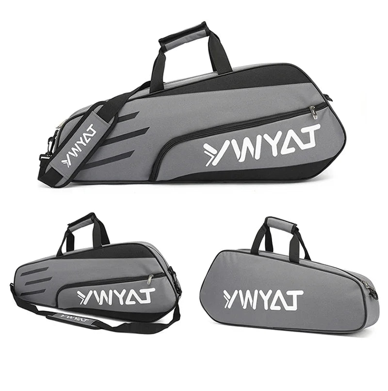 YWYAT Sports Bag Badminton Bag Single Shoulder 3 Rackets Backpack Tennis Badminton Racket Bag Thickened Nylon Beach Tennis Bag