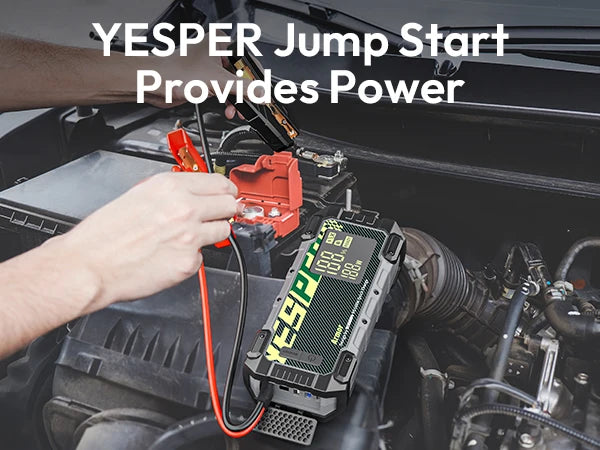 YESPER Car Battery Charger Booster Jump Starter 4000a 12V Battery Booster For Car Portable Car Booster Jump Starter With PD 100W