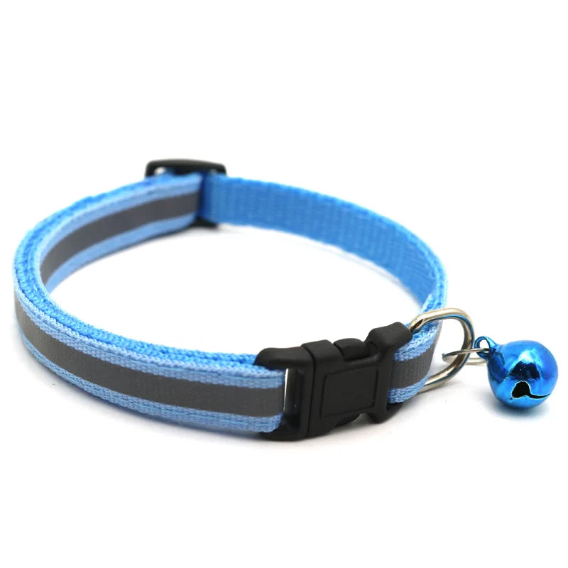 Reflective Dog/Cat Collar with Bell