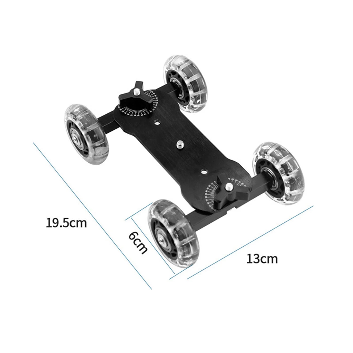 Camera Table Slider Dolly Desktop Mini Video Car Stabilizer For DSLR Camera Desktop Directional Pulley Shooting Car