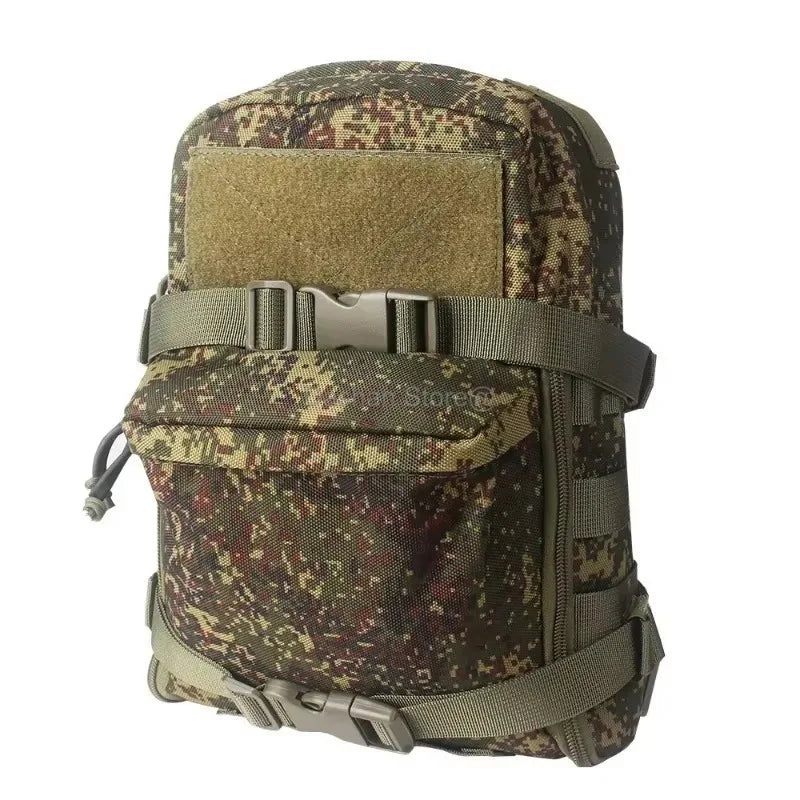 Tactical Hydration Pack Mini Back Panel Water Bag Nylon Molle Pouch Hunting Lightweight Vest Hose Accessories Zipper Backpack