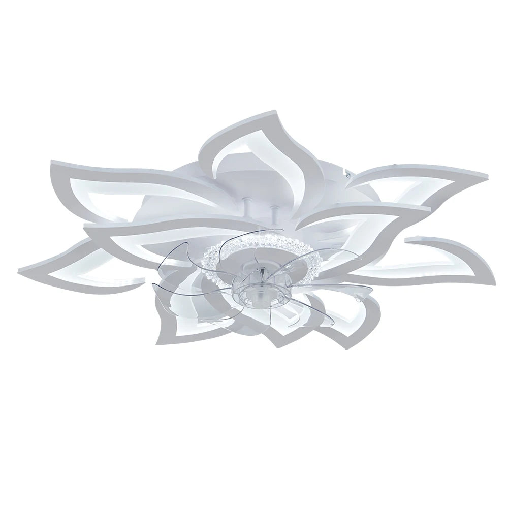 New style ceiling fan light modern LED fan light 92W smart remote control ceiling fan with light living room bedroom