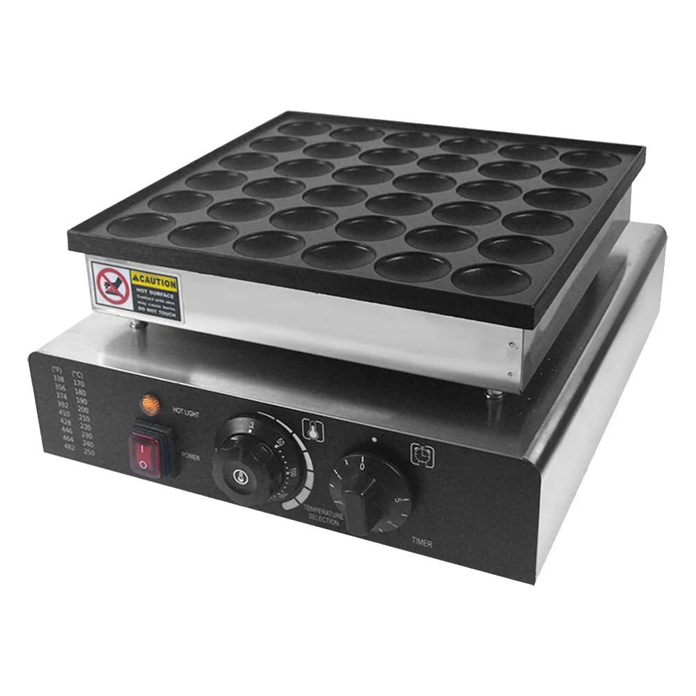 XEOLEO Electric 36 PCS Pancake Machine 850W Mini Pancake Maker Mini Dutch Gaufriers Dorayaki Mini Hotcakes