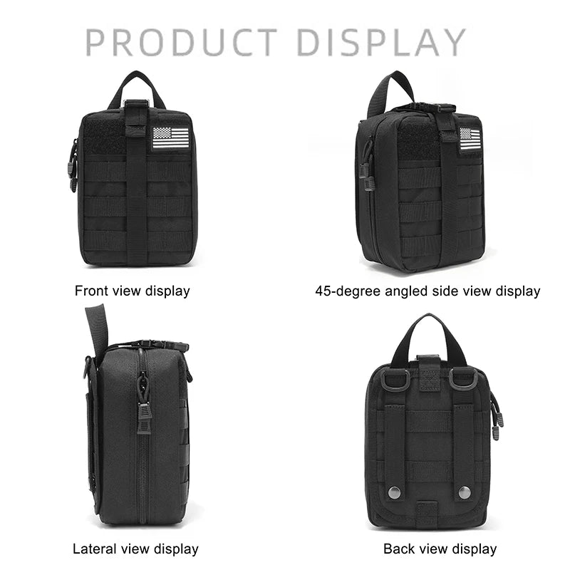 Tactical Medical Pouch First Aid Kit Outdoor Hunting Survival Emergency Tourniquet EDC Moll Bag Survival Gear
