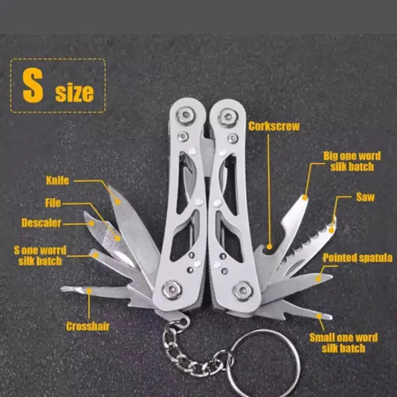 Folding Multi-tool Pocket Knife Pliers Mini Portable Fold Outdoor