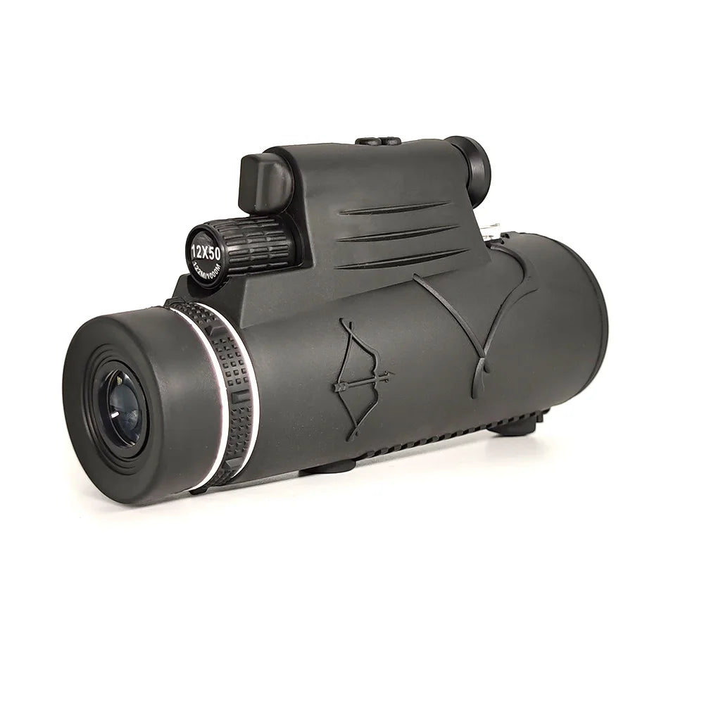 12x50 /10x42 BAK4 Prism & FMC Monocular Telescope for Cruise Bird Watching Hunting Shooting Camping Hiking Boat Spy
