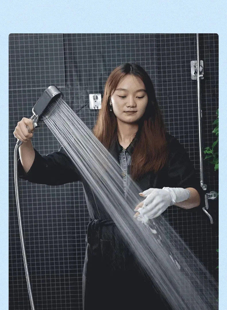 High Pressure Shower Head Handheld Shower Head Bathroom Pressurized Shower Head Filter Element Filters Water Quality Accessories