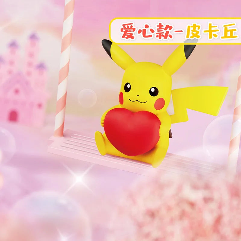 Pokemon Anime Action Figures Pikachu Toys Model Charmander Psyduck Squirtle Jigglypuff Bulbasaur Kawaii Collect Dolls Kids Gift