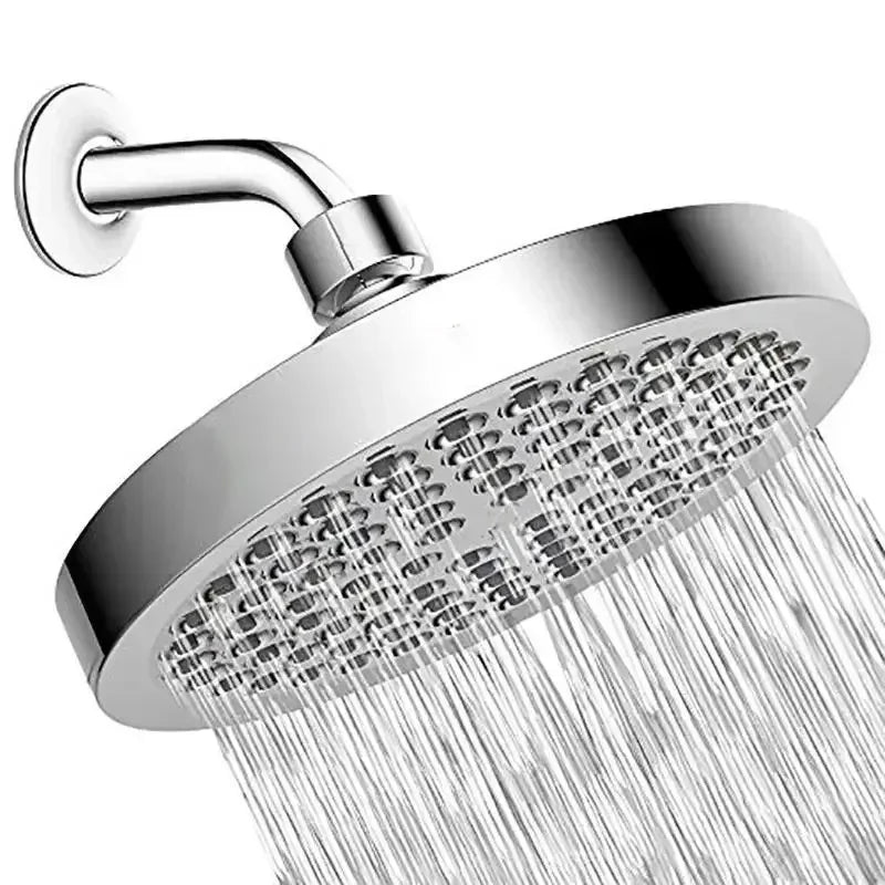 Round High Pressure Shower Head Angle Bathroom Adjustable Shower Head Luxury Chrome Bathroom Rain Shower Head Black/silver