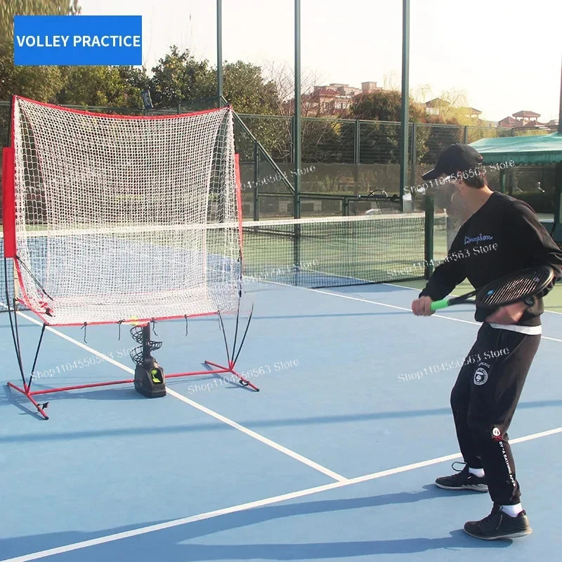 Tennis Tossing Machine Self-help Single Practice Catcher Multi-ball Training Assist Portable Tennis Tossing Machine
