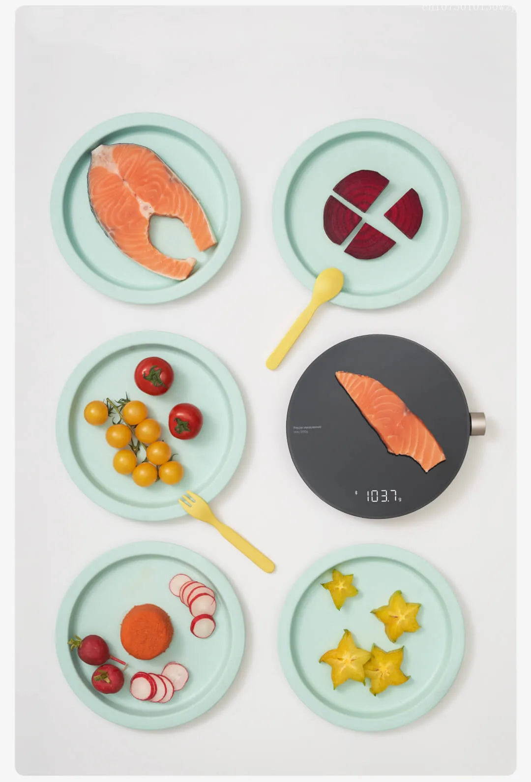 Xiaomi smart kitchen food precision electronic scale Mini food electronic scale can be connected to Mihome app and upload data