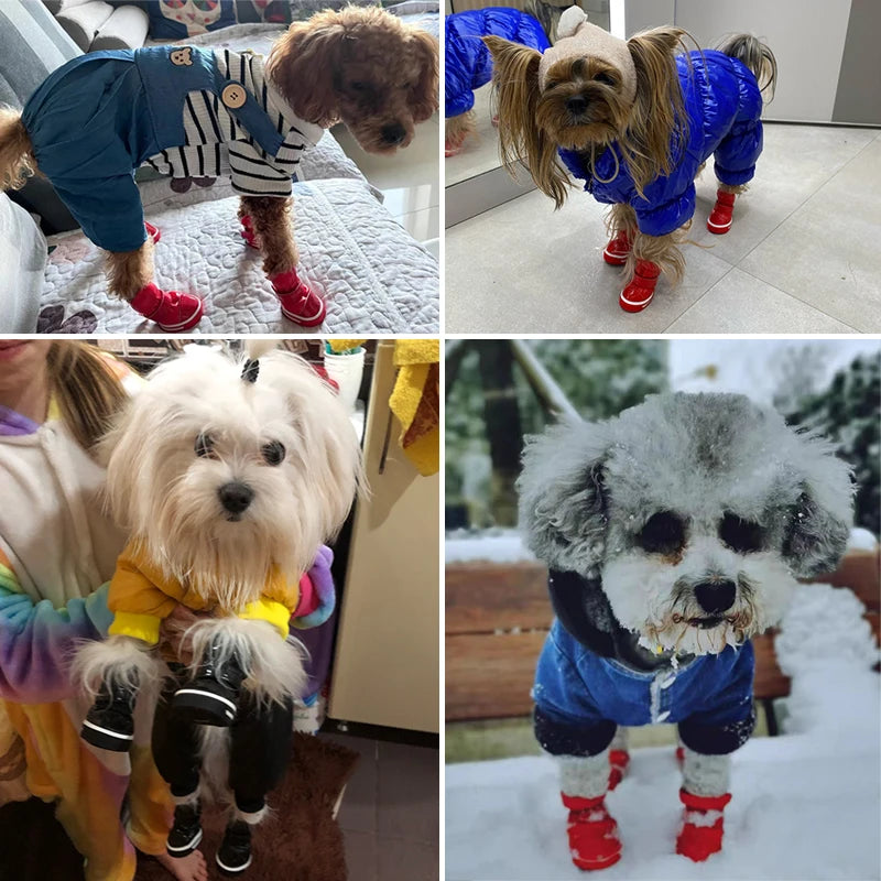 Winter Pet Dog Shoes For Small Dogs