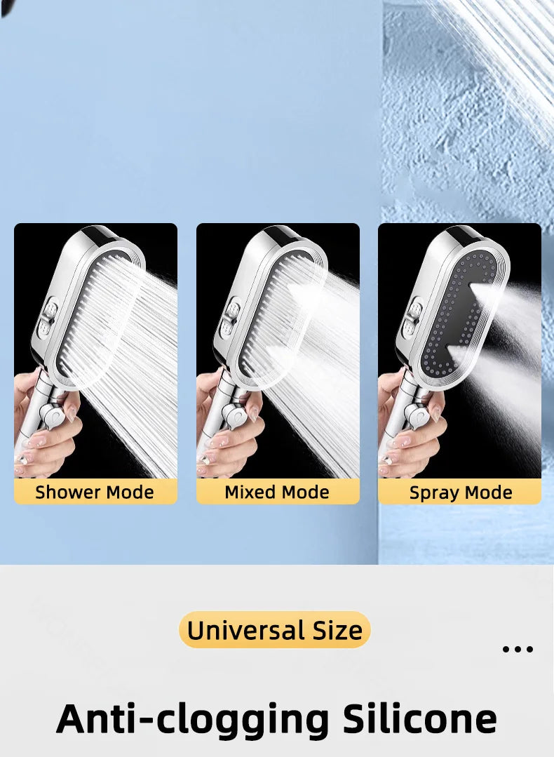 High Pressure Shower Head Handheld Shower Head Bathroom Pressurized Shower Head Filter Element Filters Water Quality Accessories