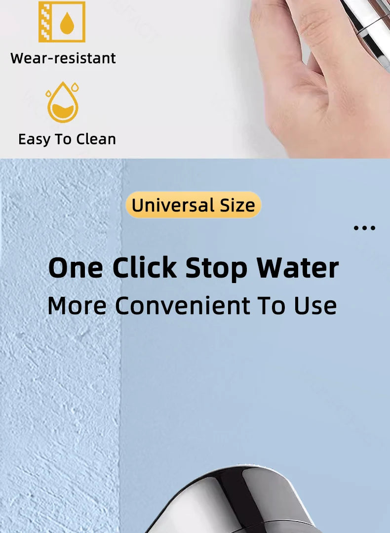 High Pressure Shower Head Handheld Shower Head Bathroom Pressurized Shower Head Filter Element Filters Water Quality Accessories