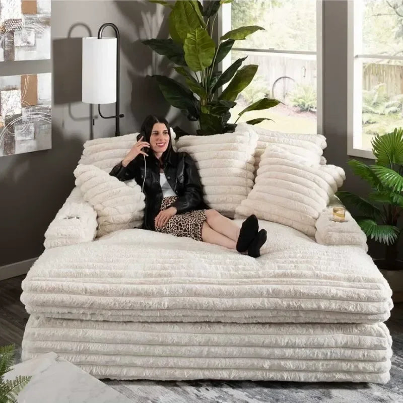 Kawaii New Arrival Living Room Sofas Unique White Luxury Modern Lounge Lazy Sofa Nordic Balcony Divani Da Soggiorno Furniture