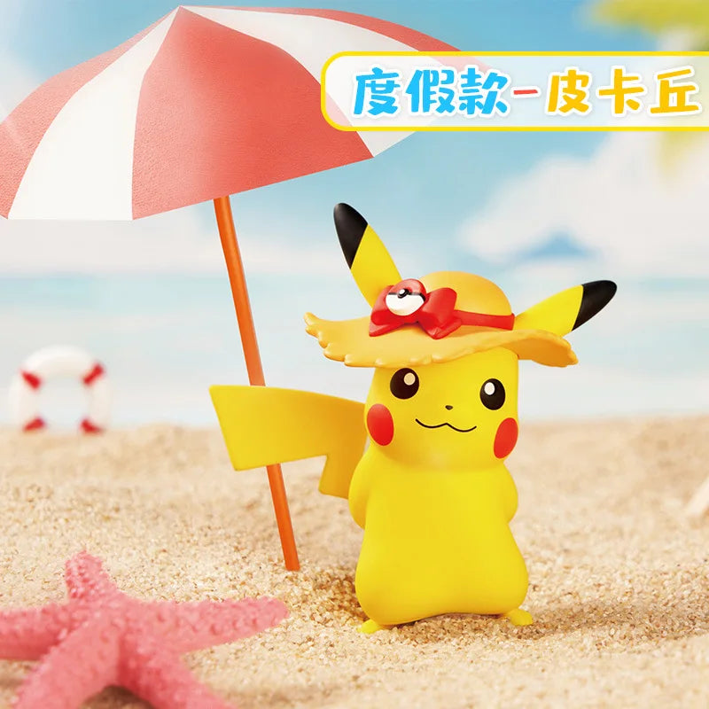 Pokemon Anime Action Figures Pikachu Toys Model Charmander Psyduck Squirtle Jigglypuff Bulbasaur Kawaii Collect Dolls Kids Gift