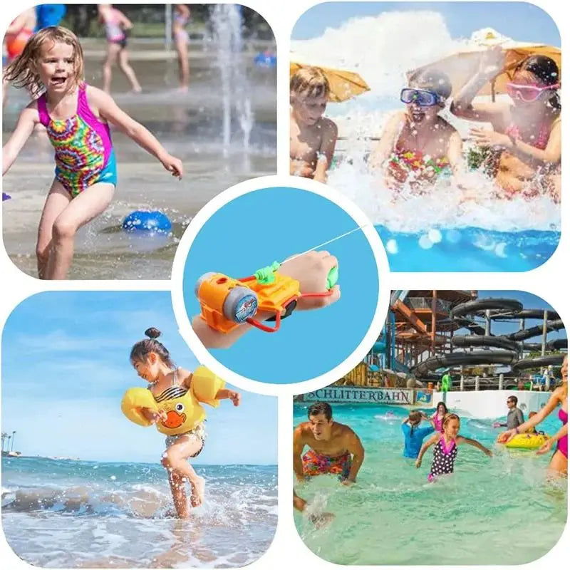 Wrist Squirt Water Guns Toy for Fighting Game In Swimming Pool Beach Outdoor Summer Water Guns for Boy and Girl Ages 3 Years+
