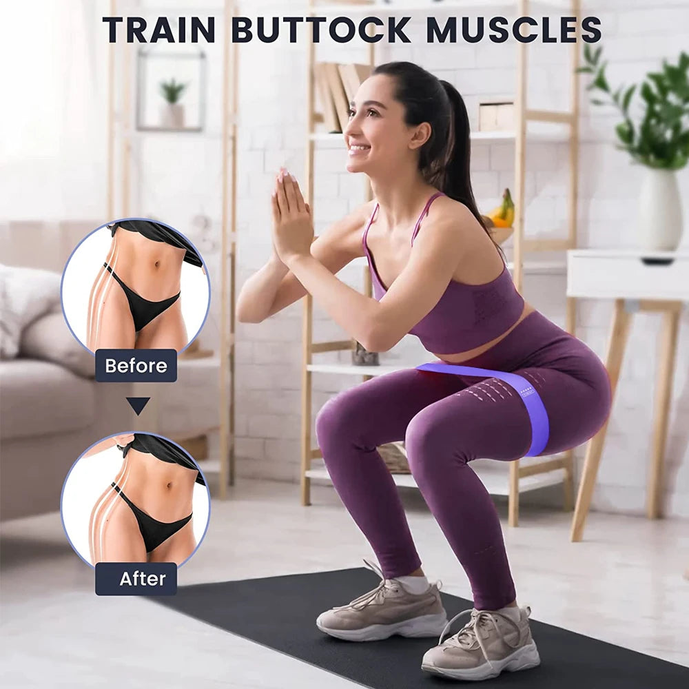 Yoga Strap Exercise Straps Elastic Resistance Bands Adjustable Yoga Stretching Pilates 60cmx5cm Yoga Training Gym Fitness