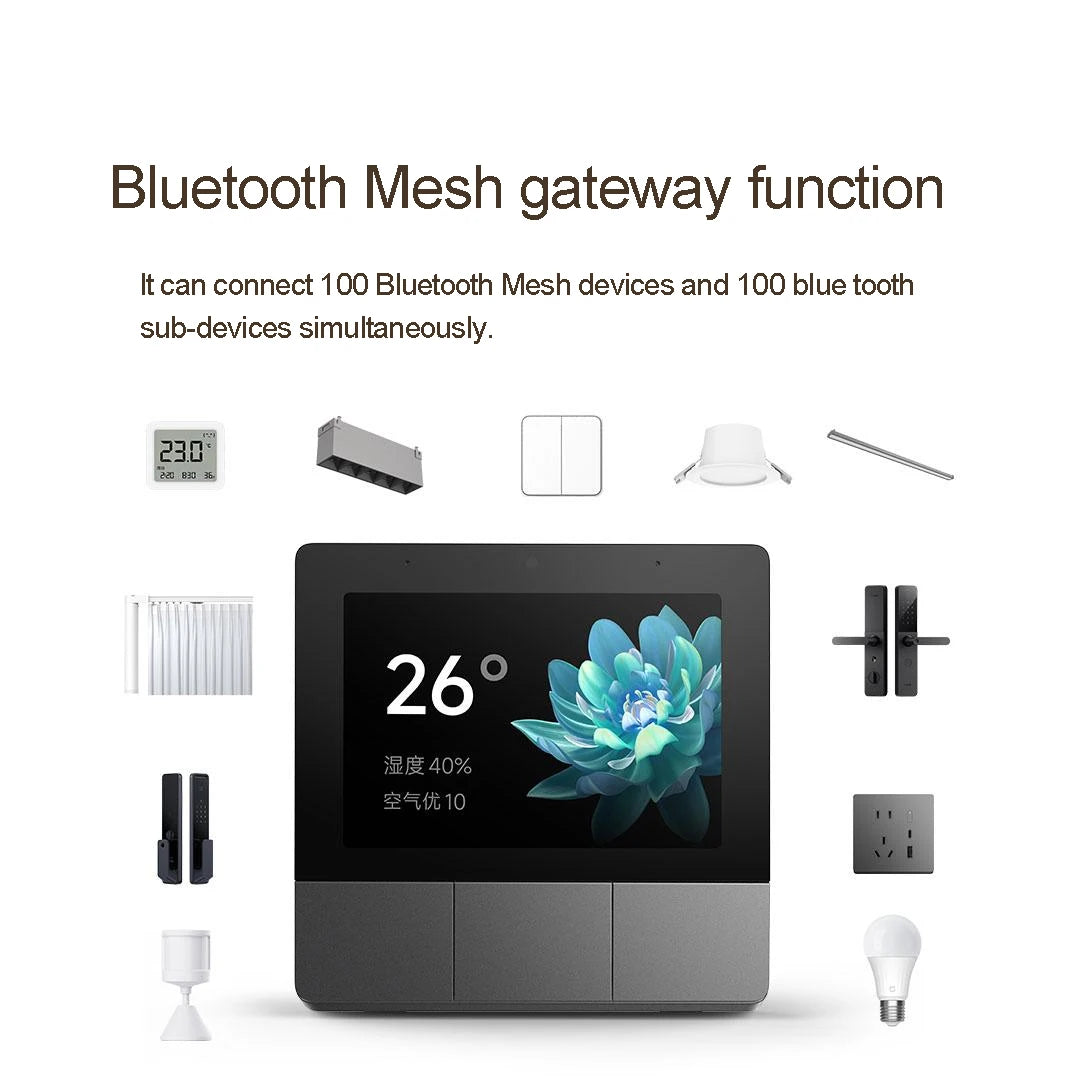 Xiaomi Smart Home Panel 3.23" Touch Screen Switch Central Control Screen Built in Bluetooth Mesh Gateway Works with Mihome App