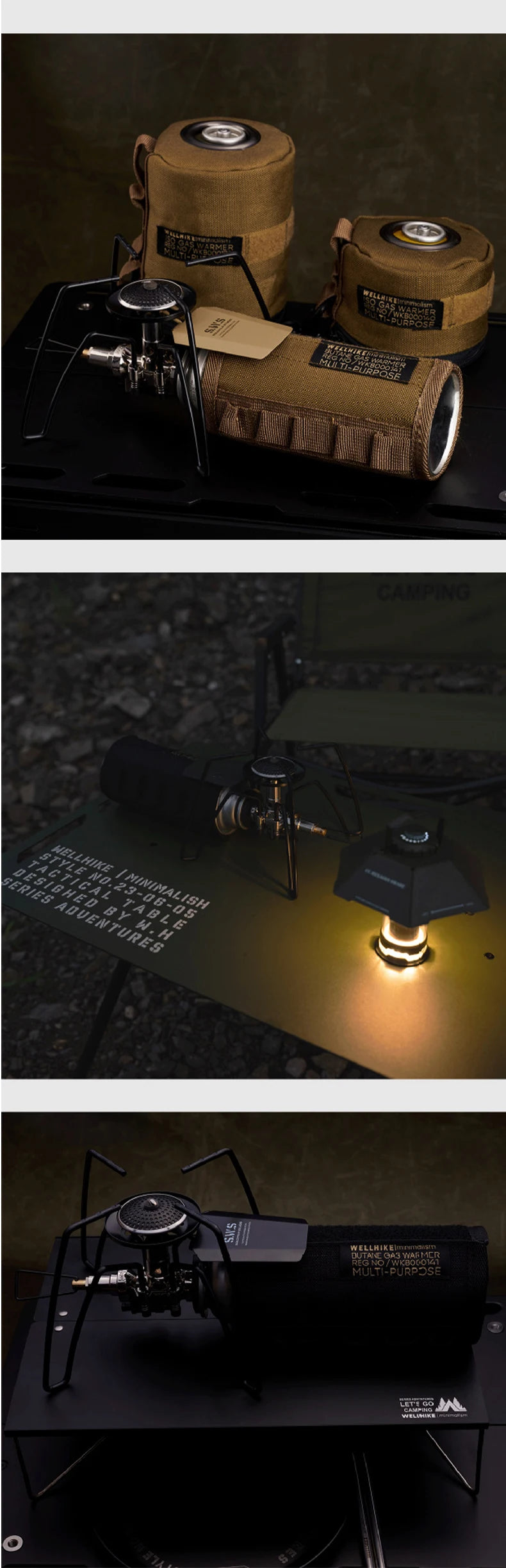 WELLHIKE New SWS Lightweight Outdoor Stove Spider Stove Folding mini Cassette Stove Camping Tableware BBQ Outdoor Tabletop Stove