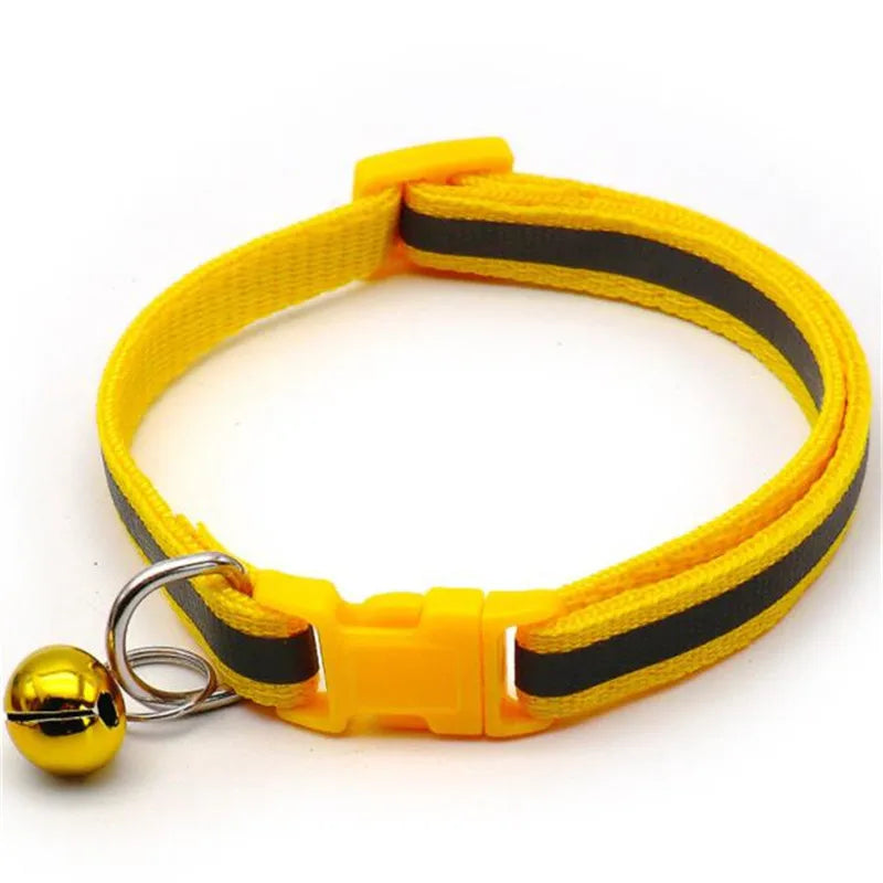 Reflective Dog/Cat Collar with Bell