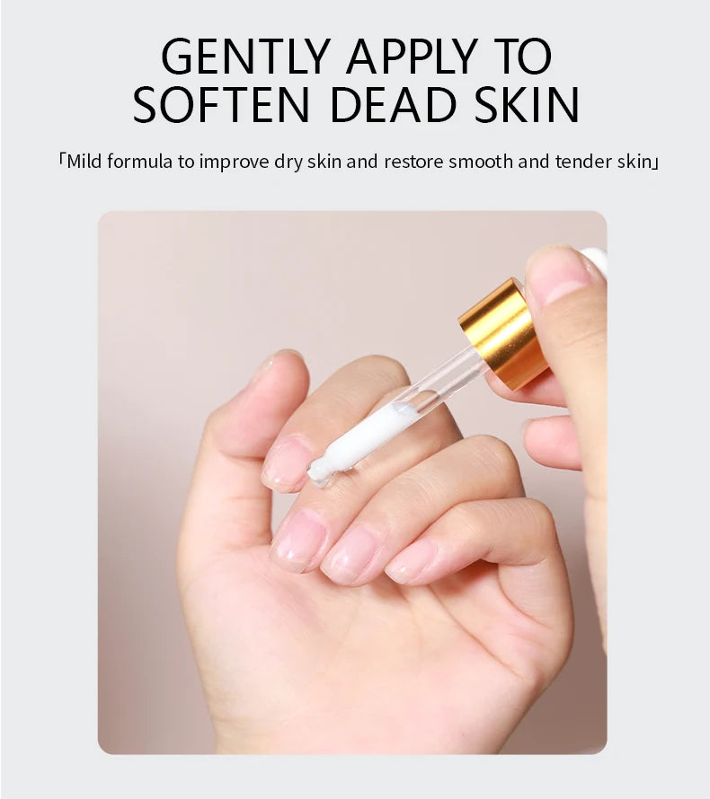 AS Cuticle Remover Liquid Cuticle Softener Professional Nail Care with Lanolin for Brittle Hang Nails Hydrating Moisturizing