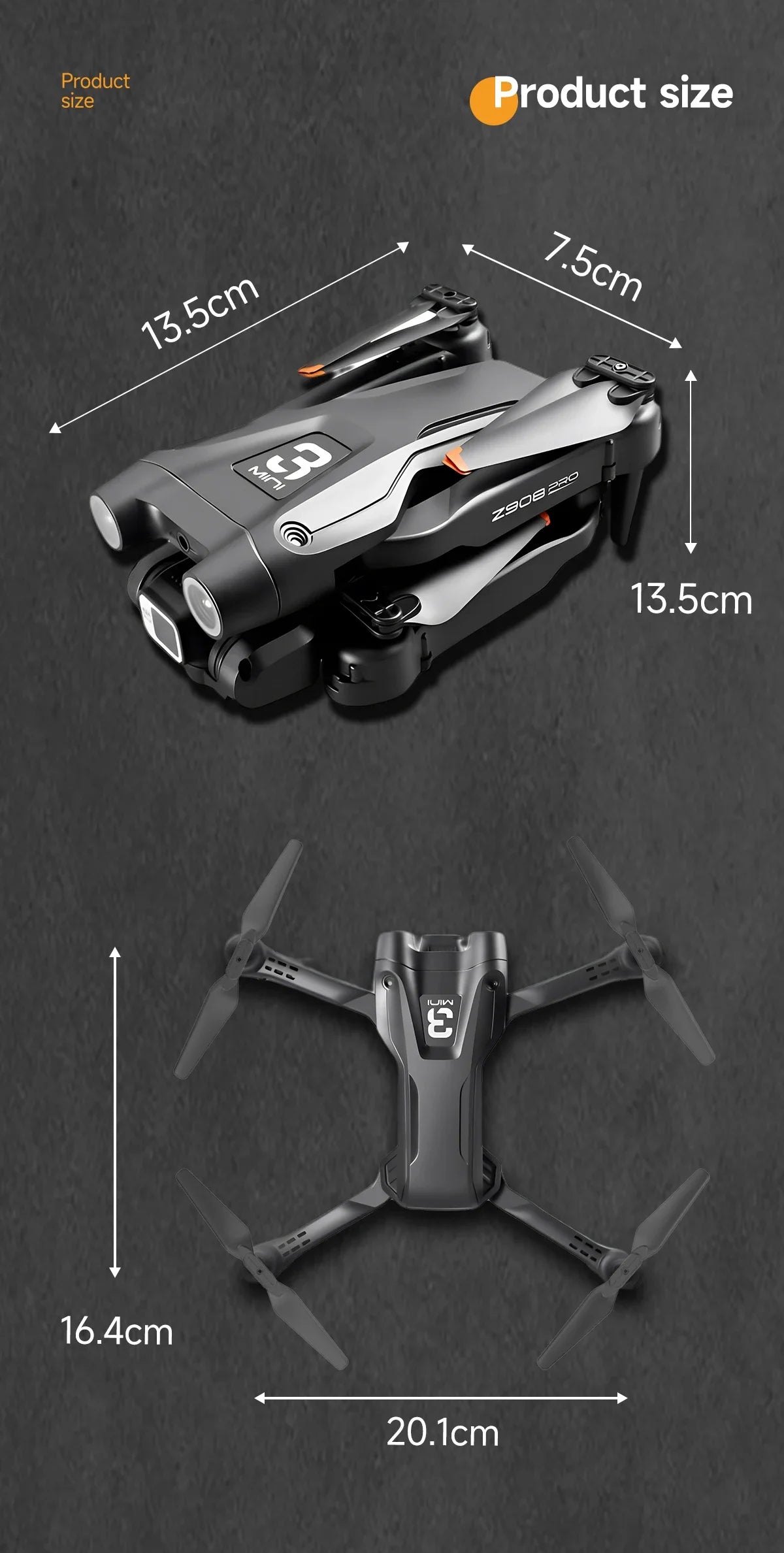 Z908 MAX Mini Drone 4k Professional Camera RC Obstacle Avoidance Helicopter Remote Control Quadcopter Kid Gift Toys