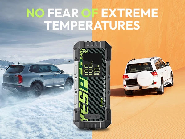 YESPER Car Battery Charger Booster Jump Starter 4000a 12V Battery Booster For Car Portable Car Booster Jump Starter With PD 100W