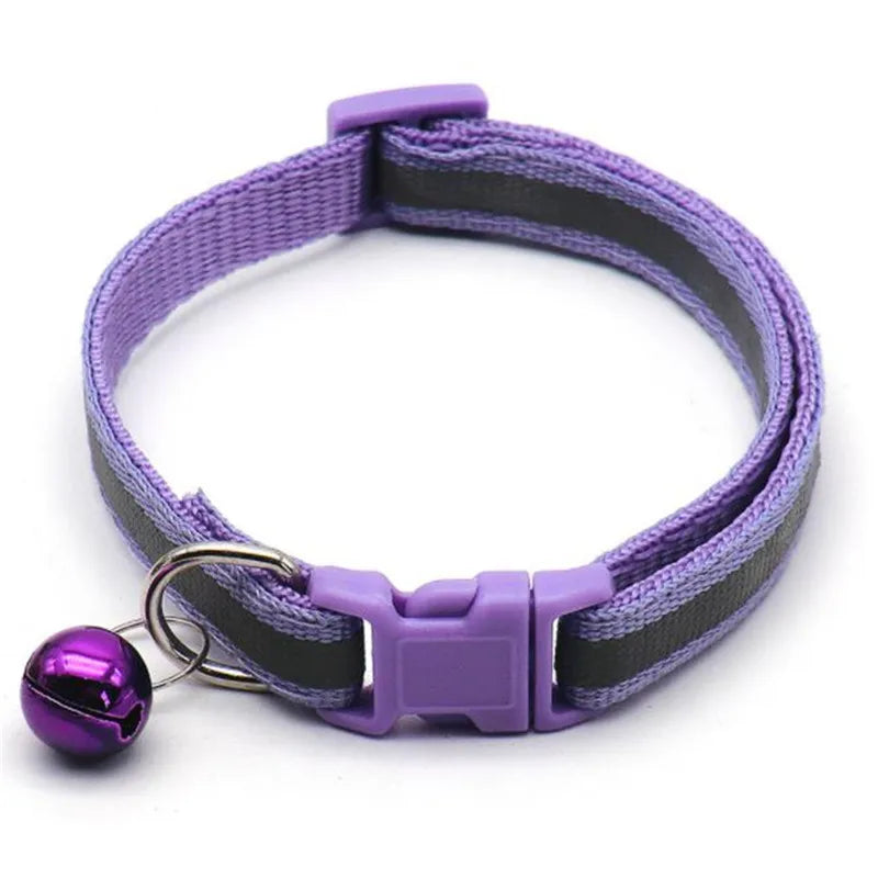 Reflective Dog/Cat Collar with Bell