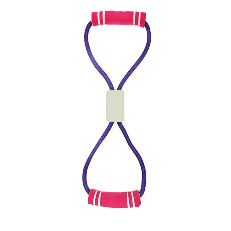 Yoga Elastic Band Home Fitness Equipment Portable Upgraded Shoulder Opening And Back Beautification 8-Line Tension Rope