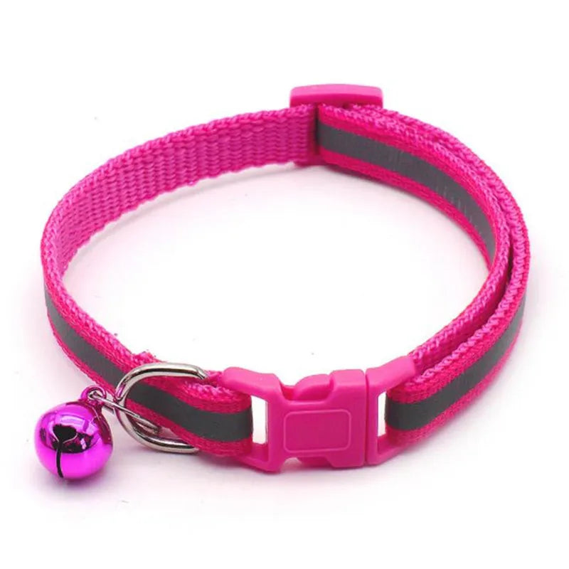 Reflective Dog/Cat Collar with Bell