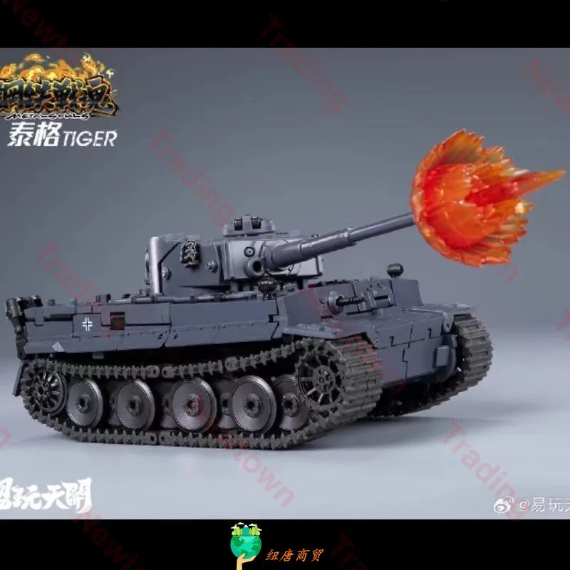 【IN STOCK NOW】TOYSEASY Transformation YW2412 YW-2412 Tiger Tank TETAL Steel War Soul Action Figure