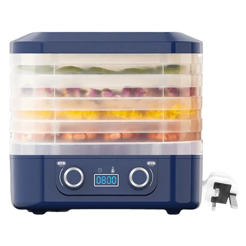 5 Layers Intelligent Fruit Dryer 48 Hours Long Lasting Pet Food Dehydration Smart Thermostatic Fruit Vegetable Meat Dehydrator