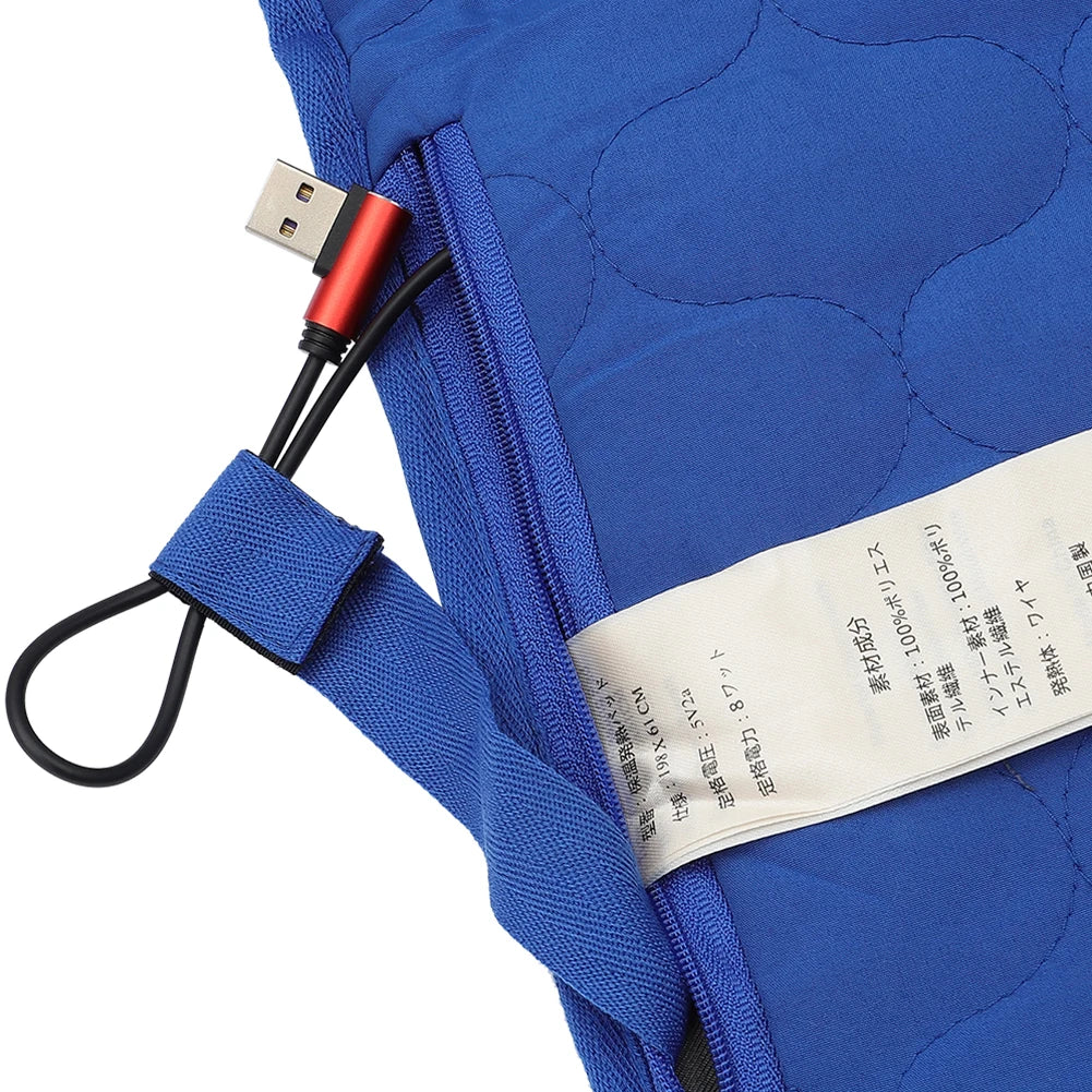 Winter Heating Mat USB Heating Sleeping Mat Camping Warming Mattress Temperature Warm Tent Sleeping Mat Foldable Sleeping Pad