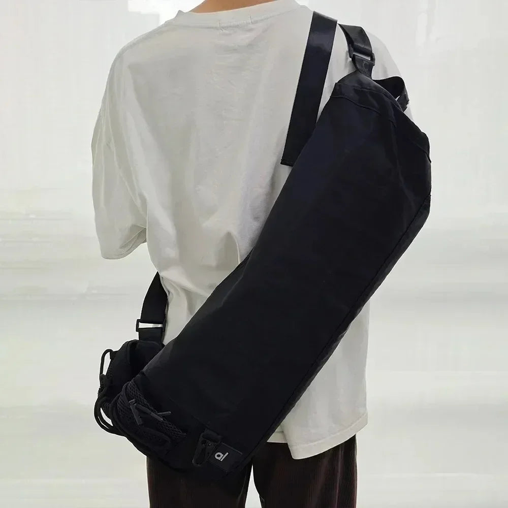 Yoga Mat Storage Bag Sports Equipment Storage Oxford Cloth Yoga Mat Handbag Women Large Pocket Sports Adjustable Width Strap