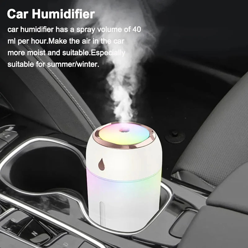 Xiaomi Mini Car Portable Air Humidifier Electric Aroma Diffuser LED Cool Light Mist For Home Car Aromatherapy Plant Purifier
