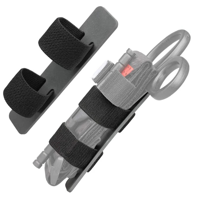 Tactical Elastic Tourniquet Holder EDC Pouch Plate Carrier Chest Rig Vest Belt Carry Survival Tool Bag Secure Storage Holder
