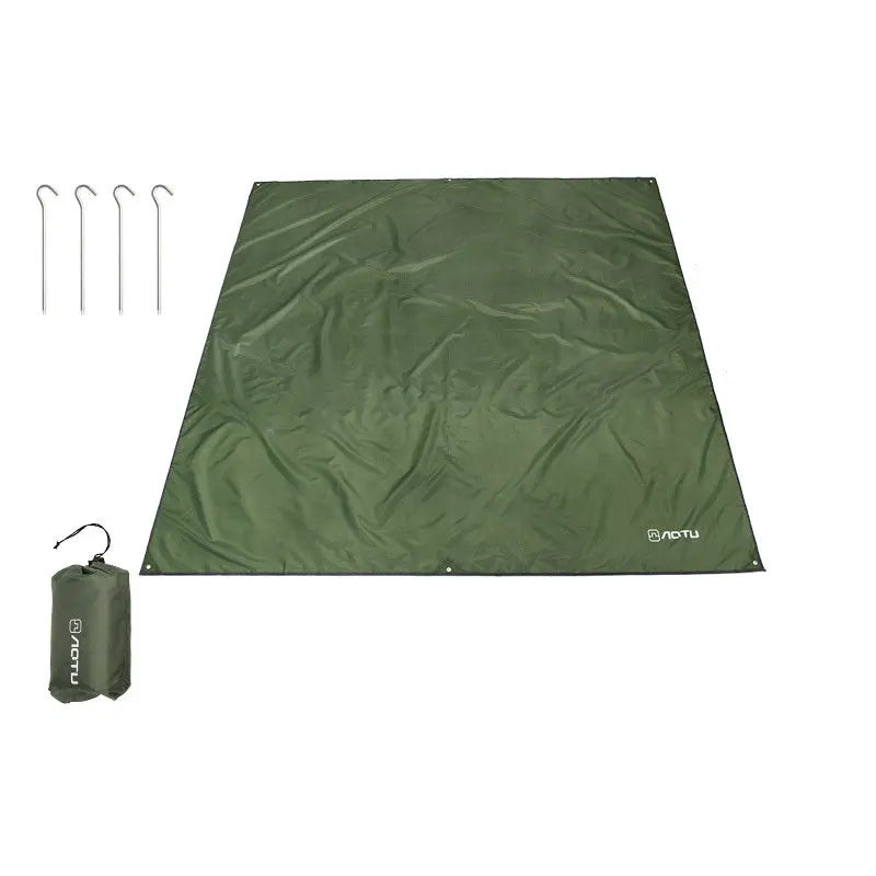 Waterproof Oxford Ground Sheet Floor Cloth Camping Mat Picnic Mat Oxford Cloth Wear-Resistant Anti-Tie Floor Mat With Nails